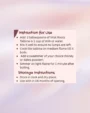 Vital Roots Talbina for Women preparation and storage instructions showing how to cook the barley porridge with milk or water.